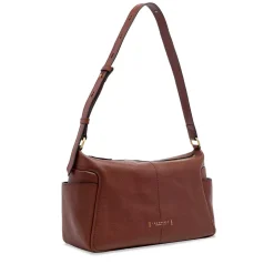 Borsa Donna a Spalla THE BRIDGE linea Letizia in Pelle Marrone