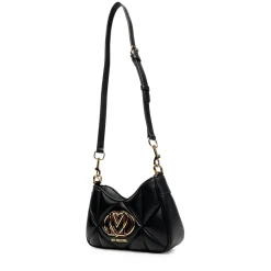 Borsa Donna a Spalla Trapuntata LOVE MOSCHINO linea Embossed Nera