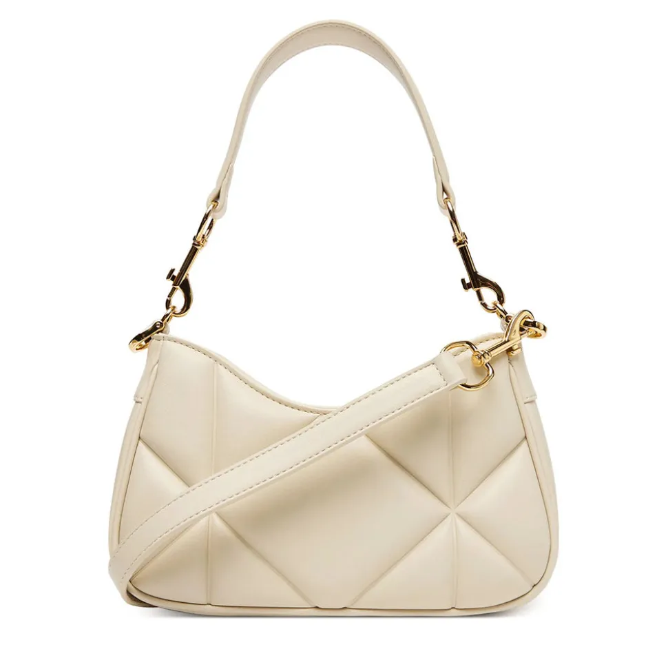 Borsa Donna a Spalla Trapuntata LOVE MOSCHINO linea Embossed Avorio