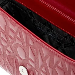Borsa Donna a Tracolla ARMANI EXCHANGE colore Red Dahlia Lucido Linea Liz