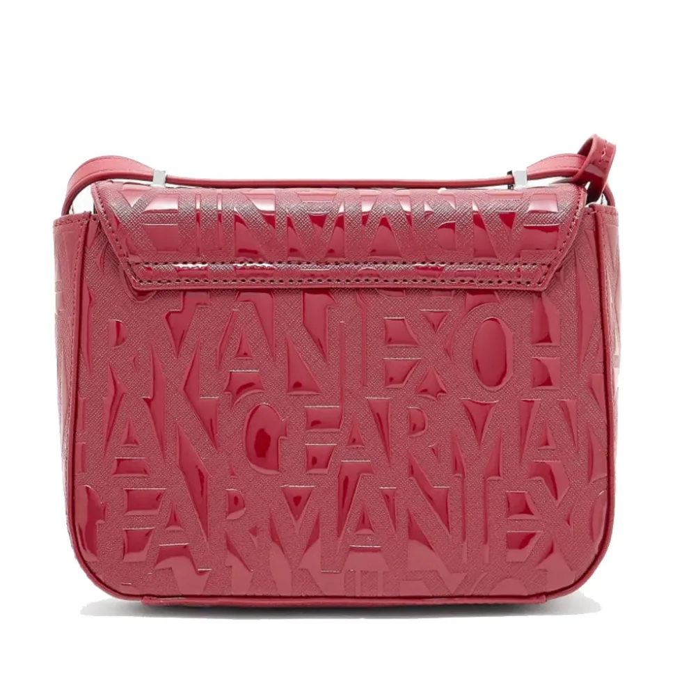 Borsa Donna a Tracolla ARMANI EXCHANGE colore Red Dahlia Lucido Linea Liz