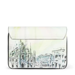 Borsa Donna a Tracolla BRACCIALINI linea Cartoline stampa Milano