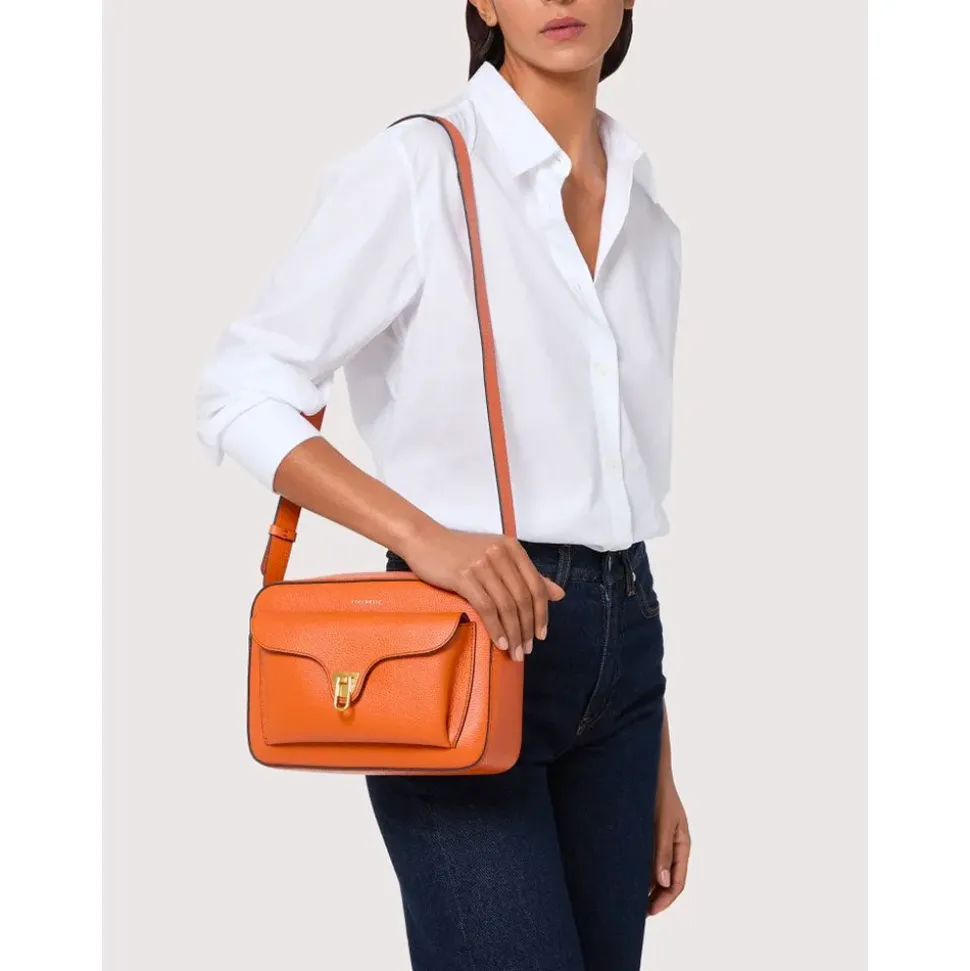 Borsa Donna a Tracolla COCCINELLE in Pelle Pearl linea Beat Soft Misura Large