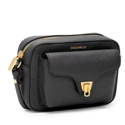 Borsa Donna a Tracolla COCCINELLE in Pelle Nera linea Beat Soft Mini