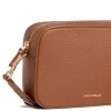 Borsa Donna a Tracolla COCCINELLE Linea Tebe Colore Cognac - E5MN555I101