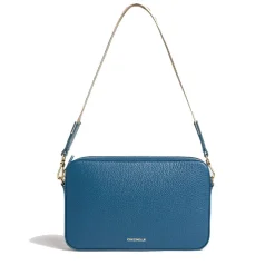 Borsa Donna a Tracolla COCCINELLE Linea Tebe Colore Deep Blue