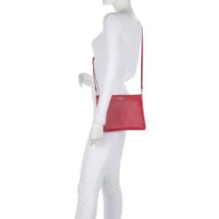 Borsa Donna a Tracolla COCCINELLE in Pelle Scarlet Linea Best Medium