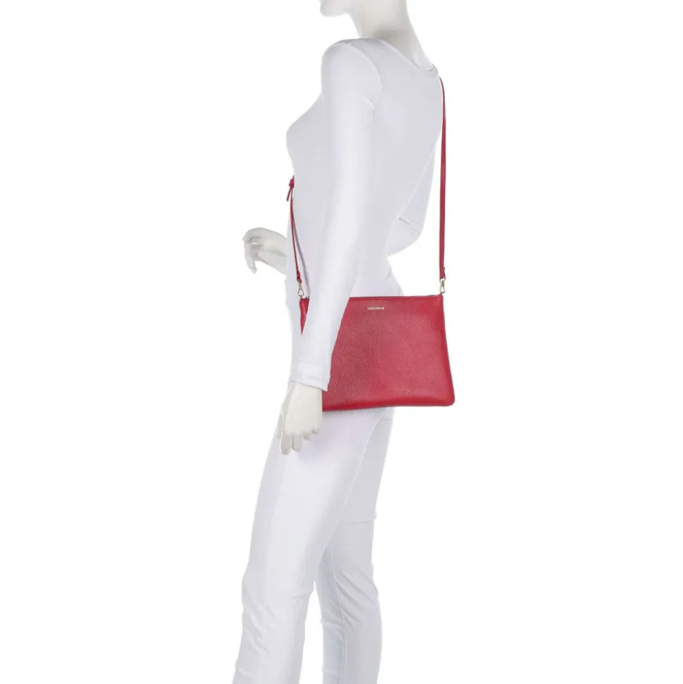 Borsa Donna a Tracolla COCCINELLE in Pelle Scarlet Linea Best Medium