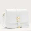 Borsa Donna a Tracolla COCCINELLE in Pelle Linea Magalù colore Brillant White
