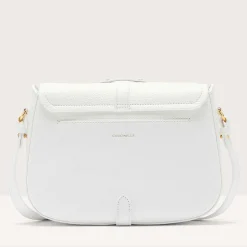Borsa Donna a Tracolla COCCINELLE in Pelle Linea Magalù colore Brillant White