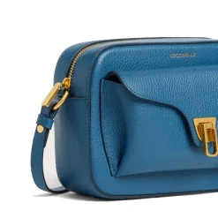 Borsa Donna a Tracolla COCCINELLE in Pelle Deep Blue linea Beat Soft Misura Small
