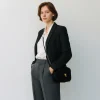 Borsa Donna a Tracolla COCCINELLE in Suede Colore Nero linea Beat Eco Shearling Misura Small