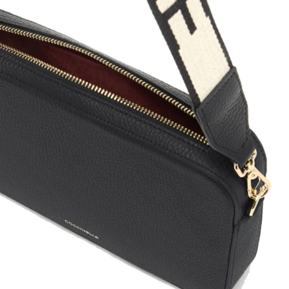 Borsa Donna a Tracolla COCCINELLE Linea Tebe Colore Nero