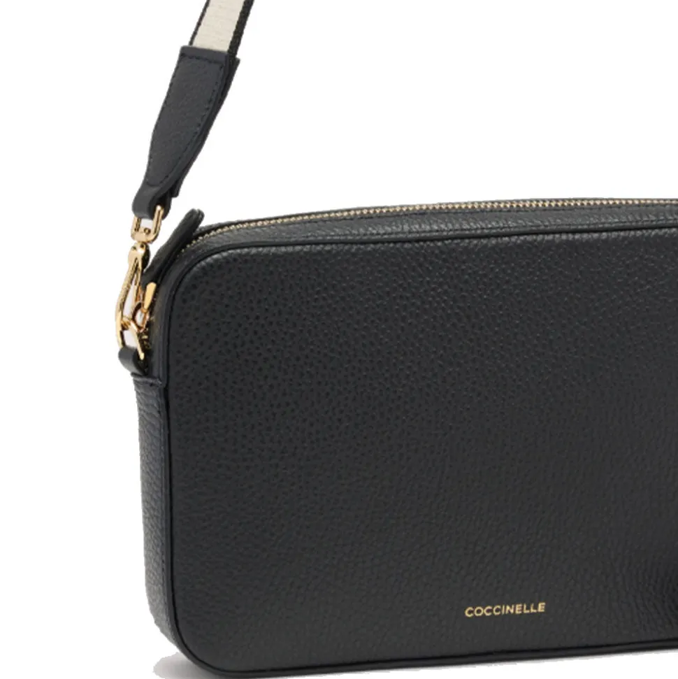 Borsa Donna a Tracolla COCCINELLE Linea Tebe Colore Nero