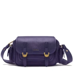 Borsa Donna a Tracolla COCCINELLE in Pelle Colore Royal Blue linea Campus Small