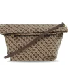 Borsa Donna a Tracolla GHERARDINI in Tessuto Softy Colore Tabacco - Burro - GH0311