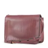 Borsa Donna a Tracolla Grande THE BRIDGE linea Lucrezia in Pelle Viola Orchidea
