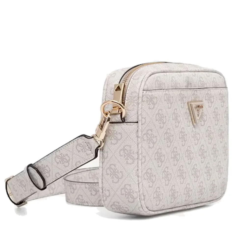 Borsa Donna a Tracolla GUESS Linea Meridian colore Bone Logo