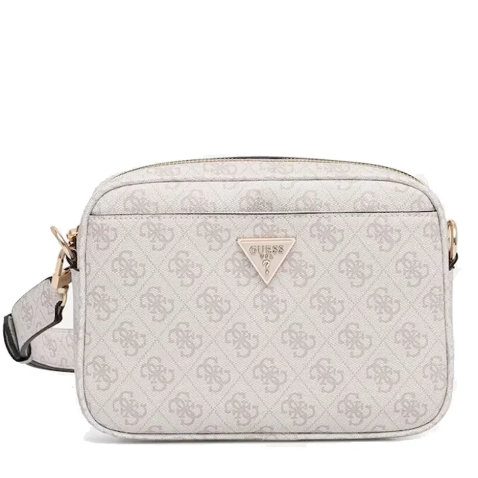 Borsa Donna a Tracolla GUESS Linea Meridian colore Bone Logo