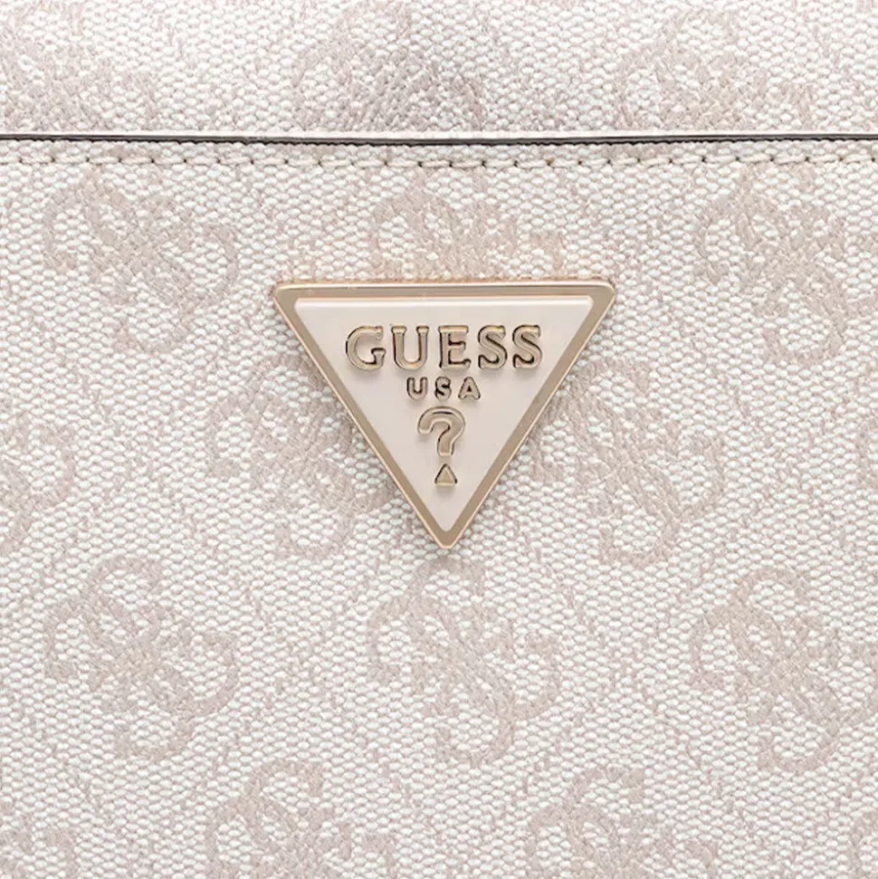 Borsa Donna a Tracolla GUESS Linea Meridian colore Bone Logo