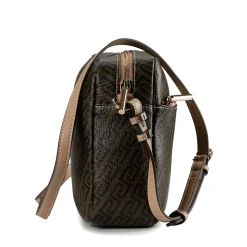 Borsa Donna a Tracolla LIU JO stampa Logo Monogram Testa di Moro