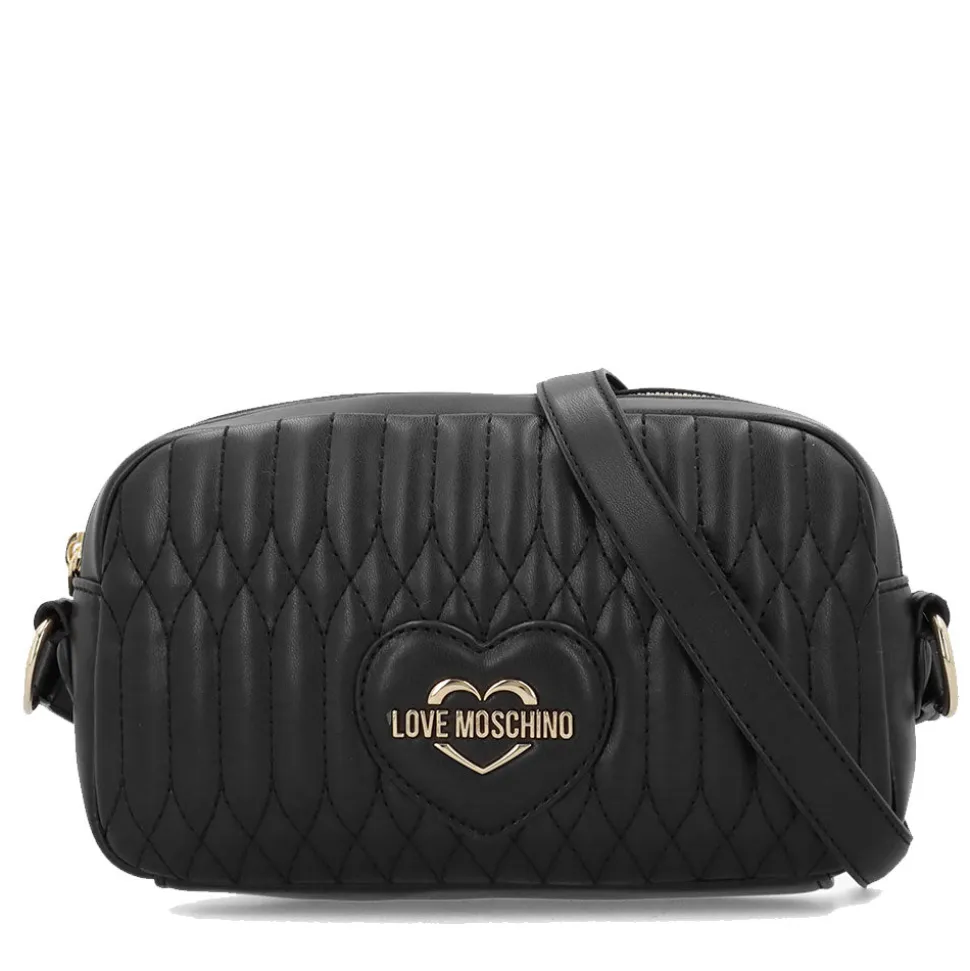 Borsa Donna a Tracolla LOVE MOSCHINO linea Bubby Love in Ecopelle Nera