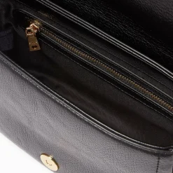 Borsa Donna a Tracolla LOVE MOSCHINO Nera con Placca Quadrata con Logo