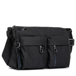 Borsa Donna a Tracolla MANDARINA DUCK in Tessuto Linea MD20 Colore Nero - P10QMTX5