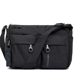 Borsa Donna a Tracolla MANDARINA DUCK in Tessuto Linea MD20 Colore Nero - P10QMTX5