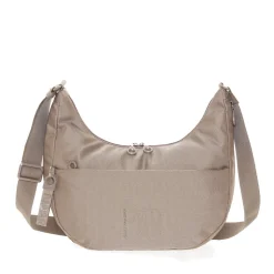 Borsa Donna a Tracolla Mandarina Duck in Tessuto colore Taupe Linea MD20 - P10QMT27