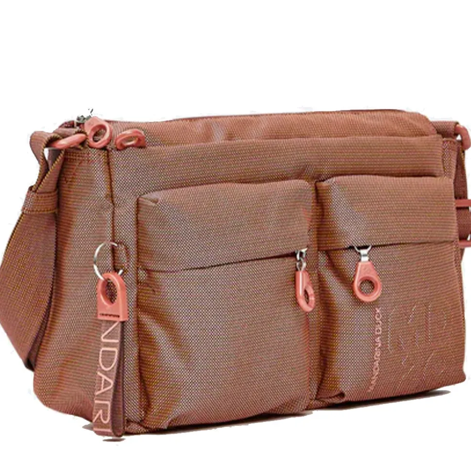Borsa Donna a Tracolla MANDARINA DUCK in Tessuto Linea MD20 Colore Pecan Nut - P10QMTX5