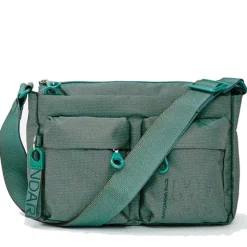 Borsa Donna a Tracolla MANDARINA DUCK in Tessuto Linea MD20 Colore Emerald - P10QMTX5
