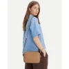 Borsa Donna a Tracolla Media LIU JO Better effetto Bottalato color Cammello