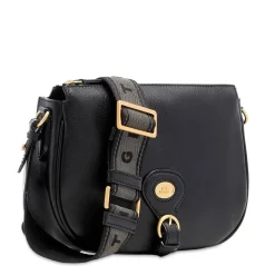 Borsa Donna a Tracolla Media THE BRIDGE linea Isadora in Pelle Nera
