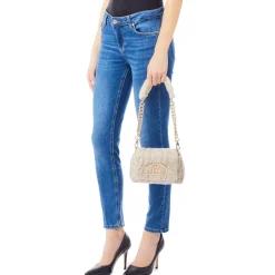Borsa Donna a Tracolla Piccola LIU JO linea LaPuffy in Maglia color Marmo
