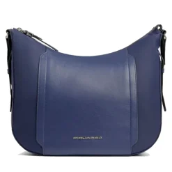 Borsa Donna a Tracolla PIQUADRO linea Circle in Tessuto Riciclato e Pelle Blu - BD6657W92T