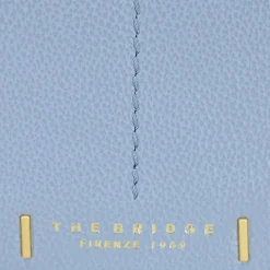 Borsa Donna a Tracolla THE BRIDGE linea Letizia in Pelle Azzurra
