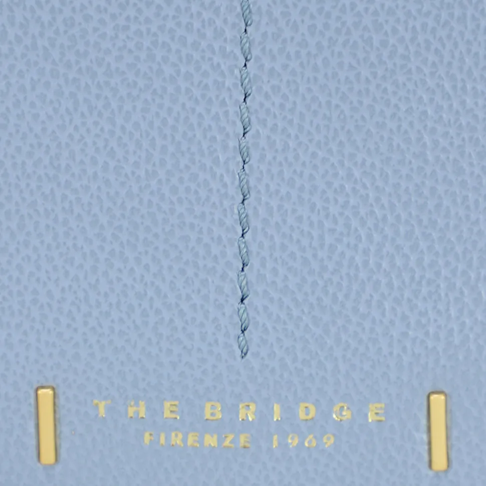 Borsa Donna a Tracolla THE BRIDGE linea Letizia in Pelle Azzurra
