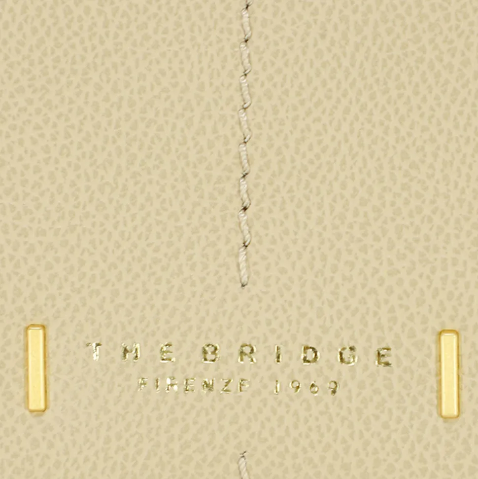 Borsa Donna a Tracolla THE BRIDGE linea Letizia in Pelle color Burro