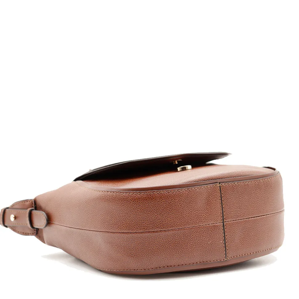 Borsa Donna a Tracolla THE BRIDGE linea Domitilla in Pelle Marrone