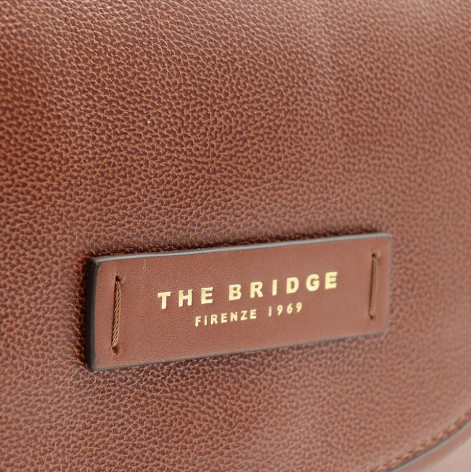 Borsa Donna a Tracolla THE BRIDGE linea Domitilla in Pelle Marrone