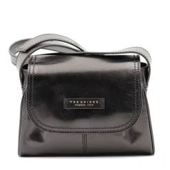 Borsa Donna a Tracolla THE BRIDGE linea Flora in Pelle Nera