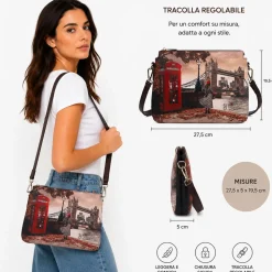 Borsa Donna a Tracolla Y NOT YES-630 Stampa Jubilee
