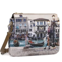 Borsa Donna a Tracolla Y NOT YES-630 Stampa Blue Lagoon