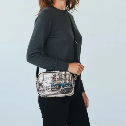 Borsa Donna a Tracolla Y NOT YES-310 stampa Blue Lagoon