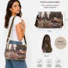 Borsa Donna a Tracolla Y NOT YES-631 Stampa Golden Time