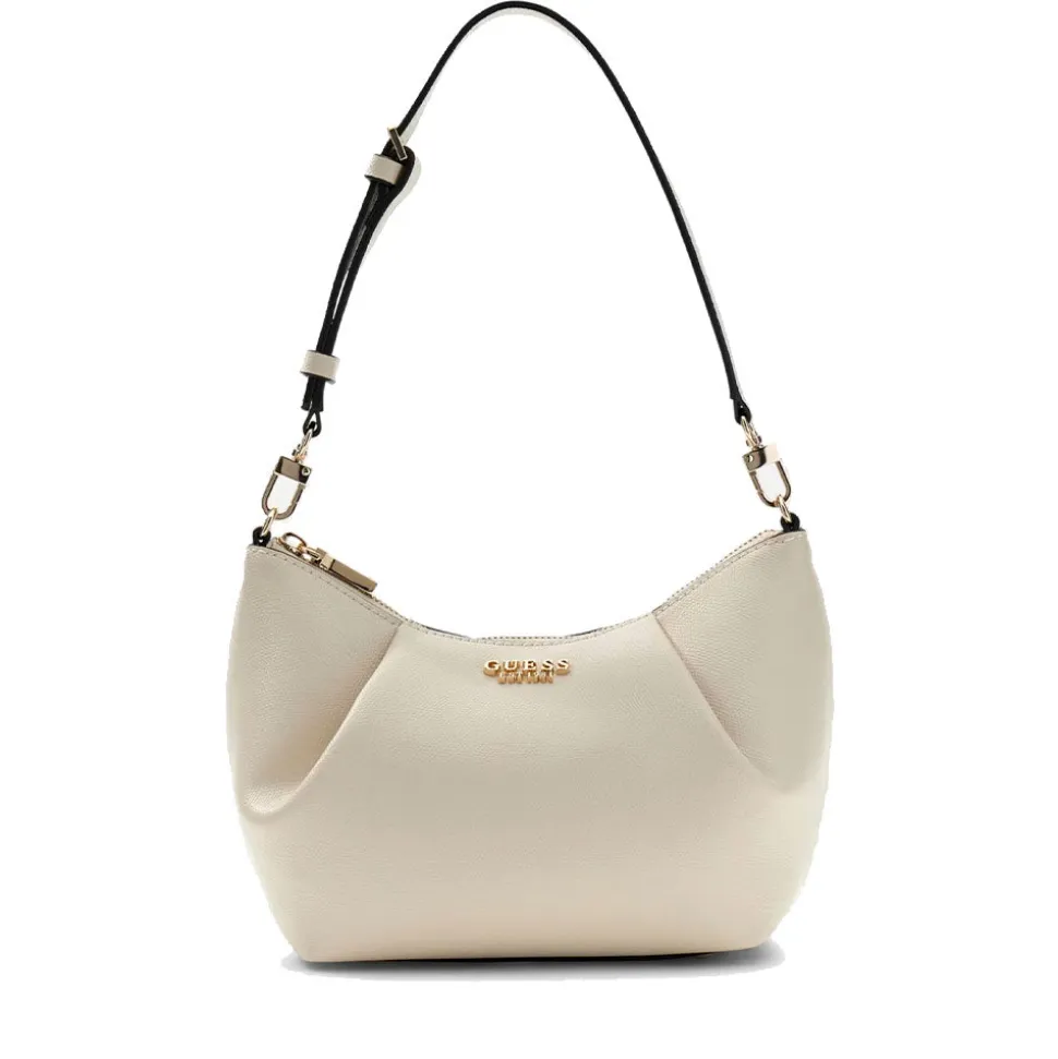Borsa Donna Hobo a Spalla GUESS Linea Amorette colore Off White