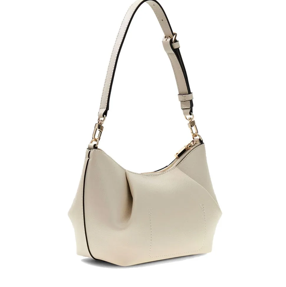 Borsa Donna Hobo a Spalla GUESS Linea Amorette colore Off White