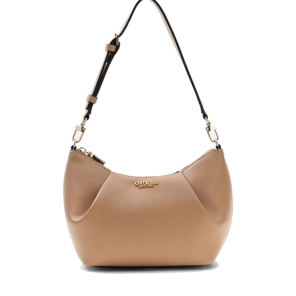 Borsa Donna Hobo a Spalla GUESS Linea Amorette colore Beige