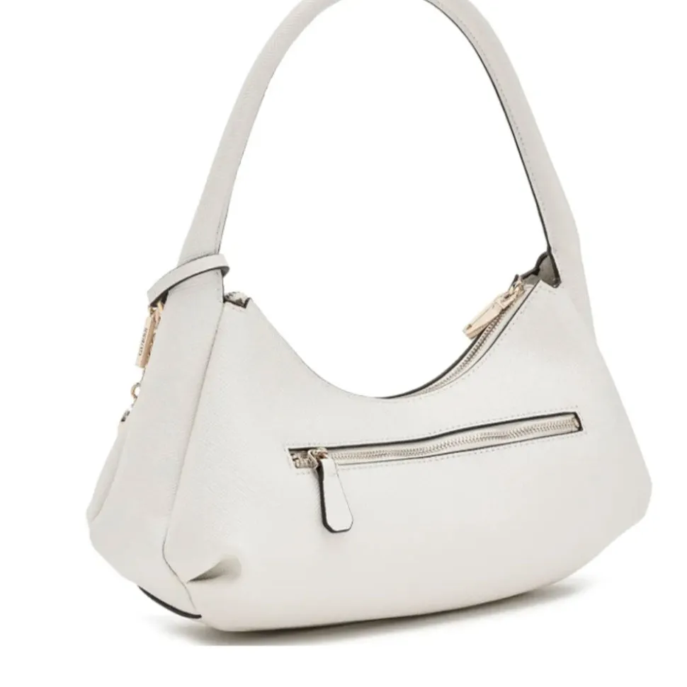 Borsa Donna Hobo a Spalla GUESS Linea Gilda Colore Off White